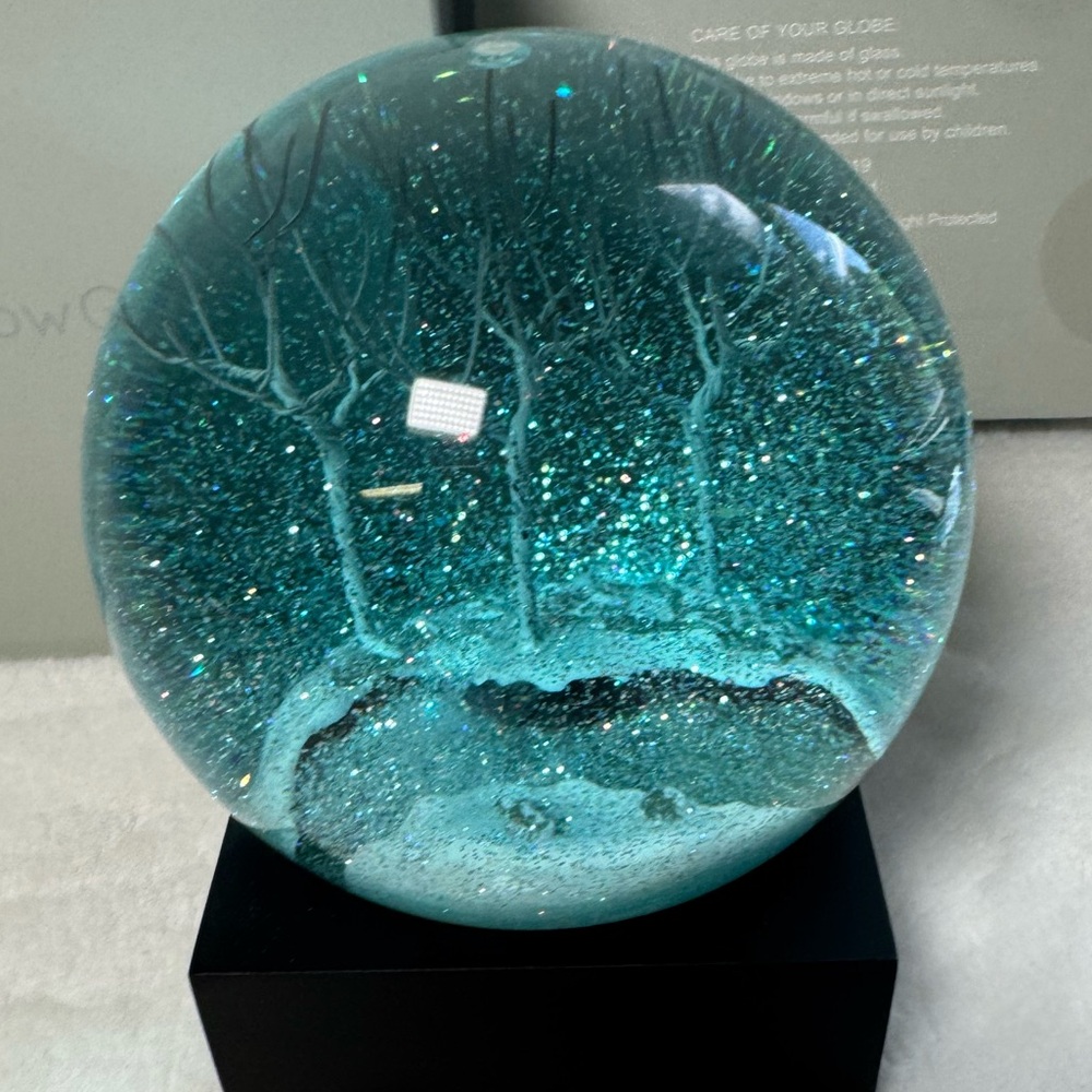 Blue Winter Snow Globe by CoolSnowGlobes